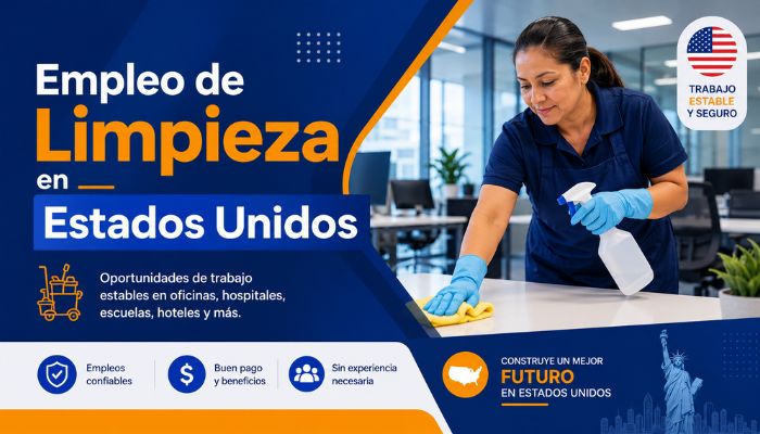 Empleo de Limpieza en Estados Unidos